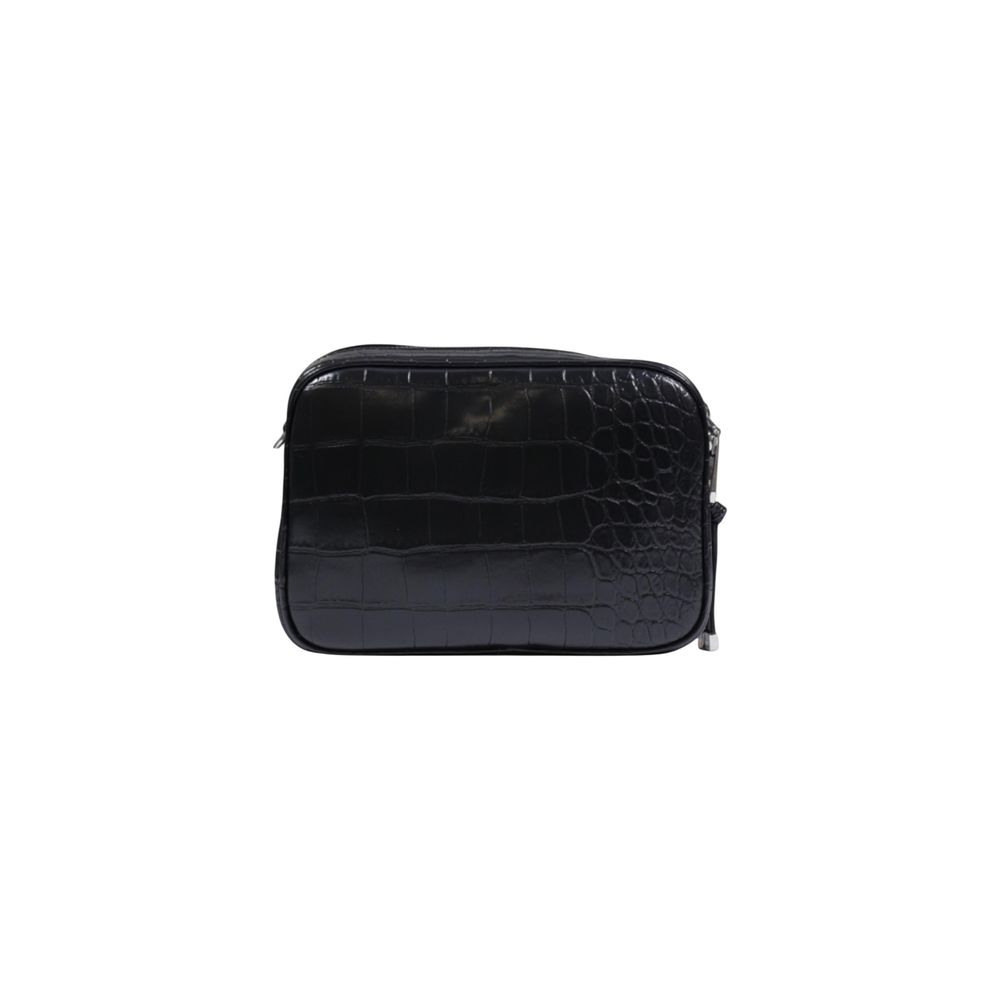 Black Polyester Handbag