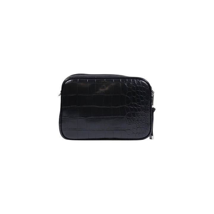Black Polyester Handbag