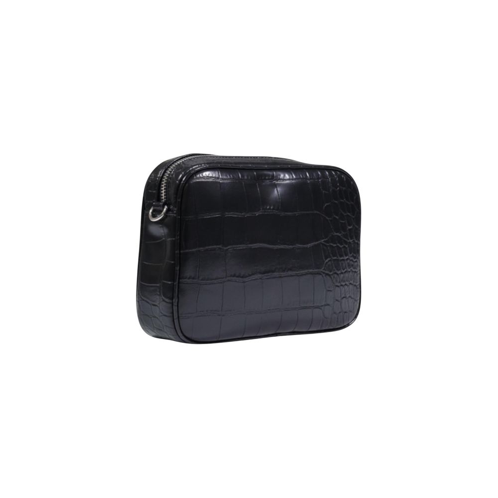 Black Polyester Handbag