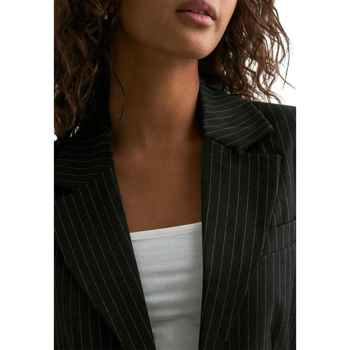 Black Recycled Polyester Blazer