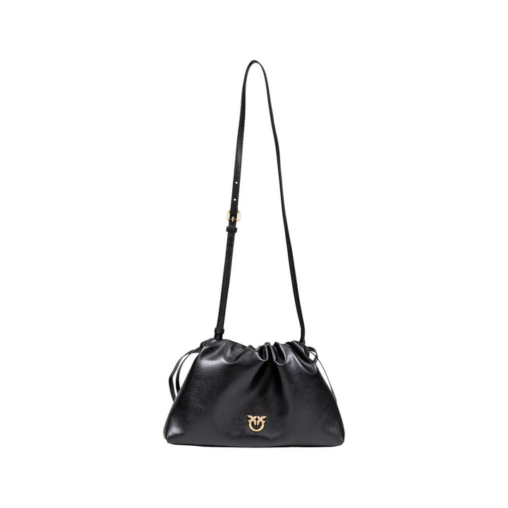 Black Artificial Leather Handbag