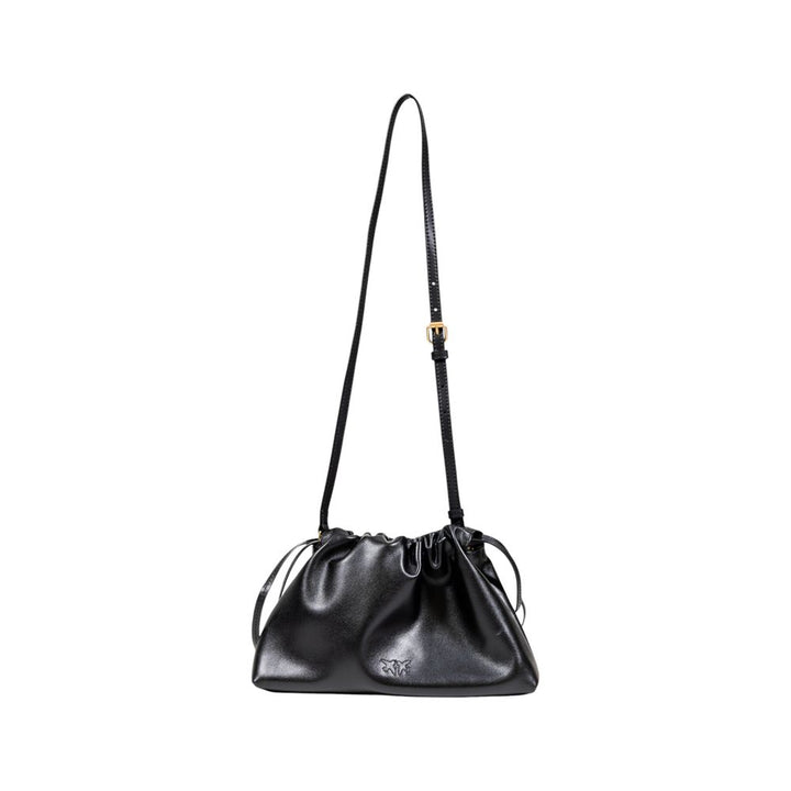 Black Artificial Leather Handbag