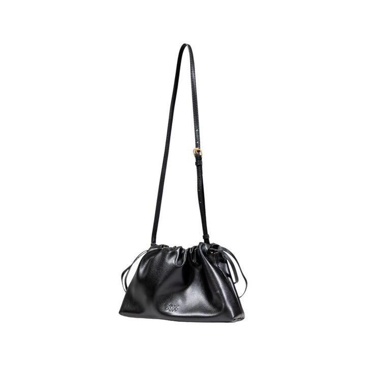 Black Artificial Leather Handbag
