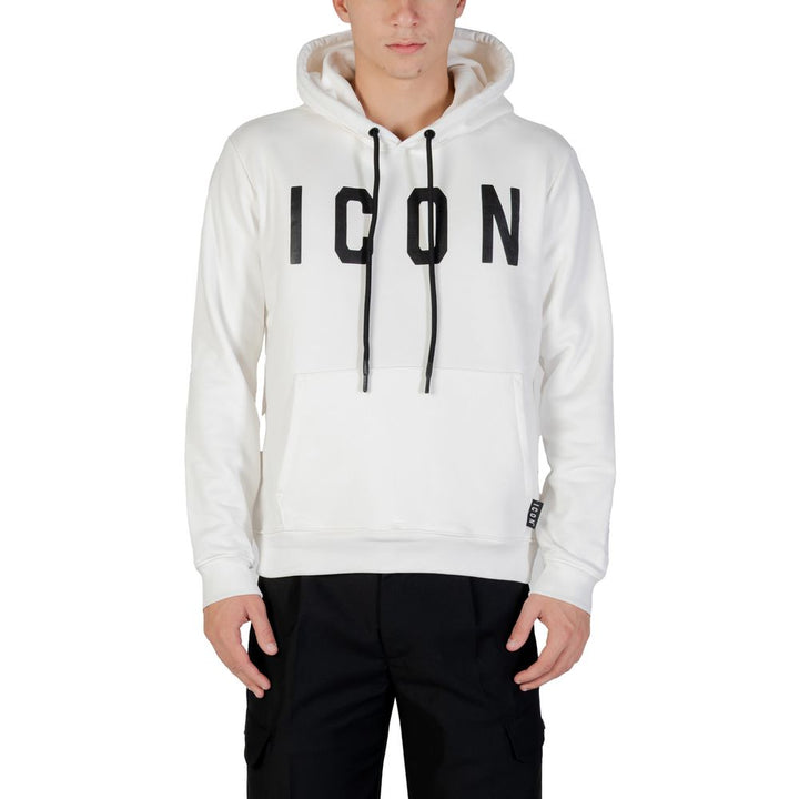 Black And White Cotton Hoodie