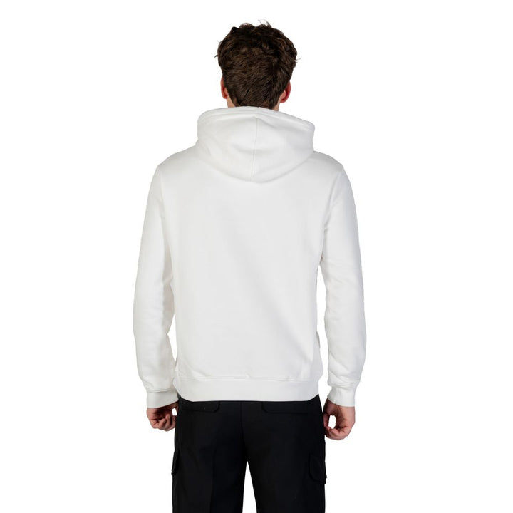 Black And White Cotton Hoodie