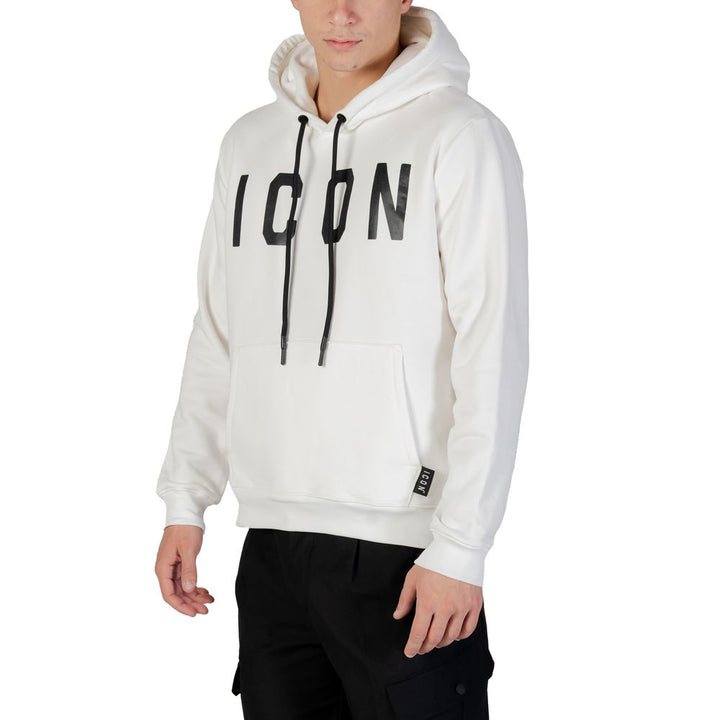 Black And White Cotton Hoodie
