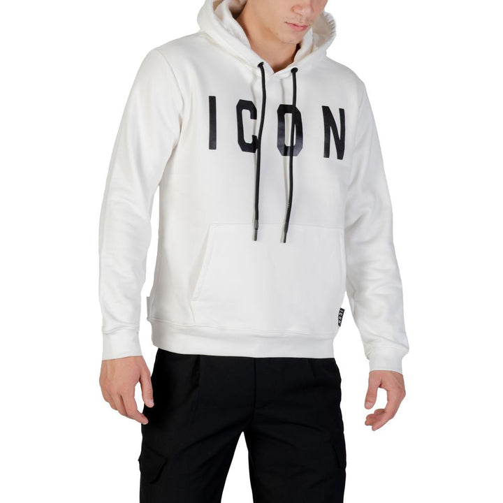 Black And White Cotton Hoodie