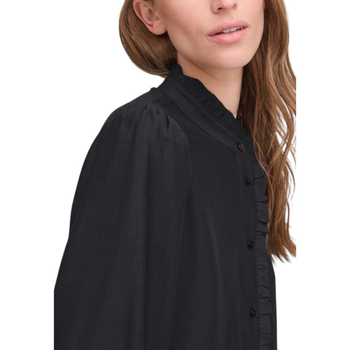 Black Viscose Blouse