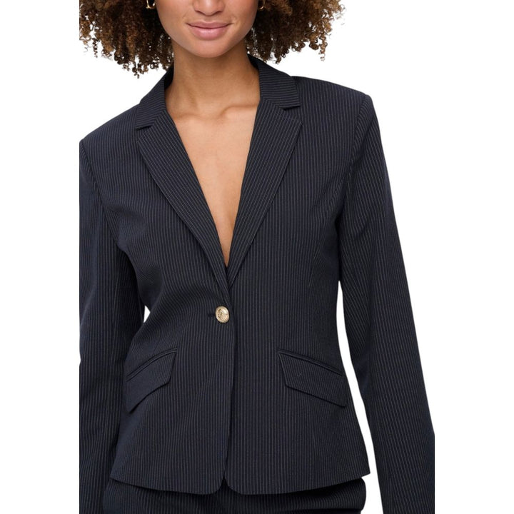 Blue Polyester Blazer