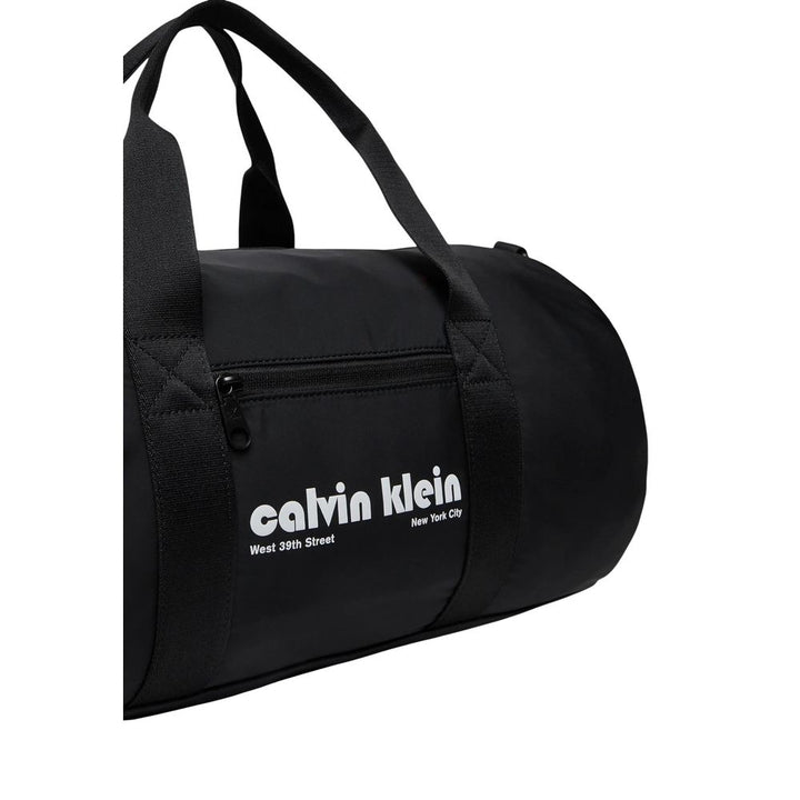 Black Recycled Polyester Duffel Bag