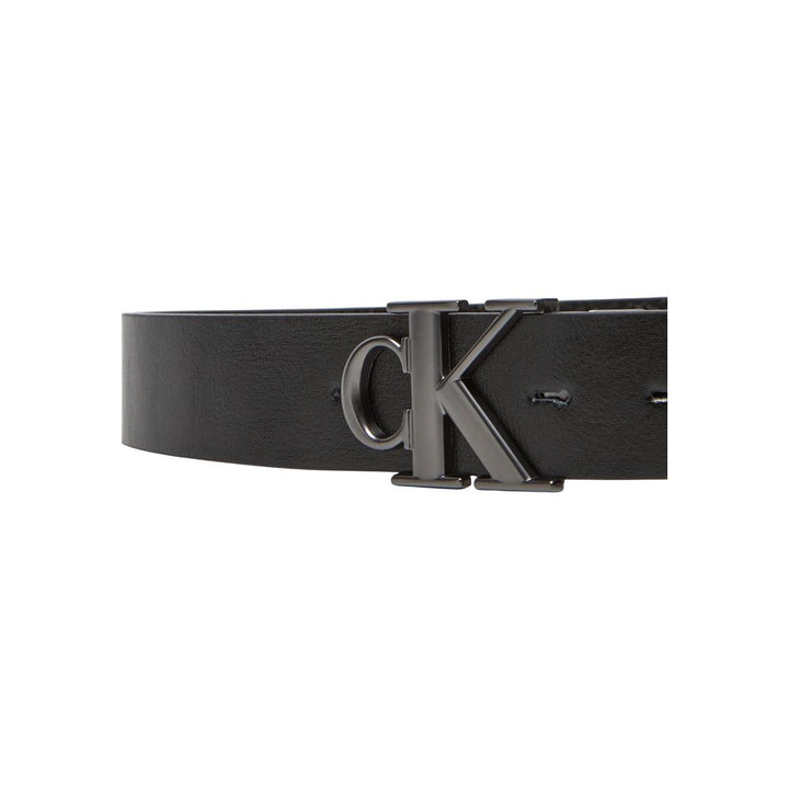 Black Leather Regular Belt