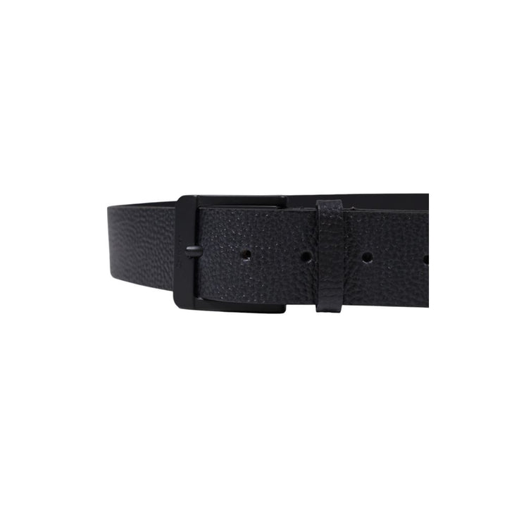 Black Leather Regular Belt