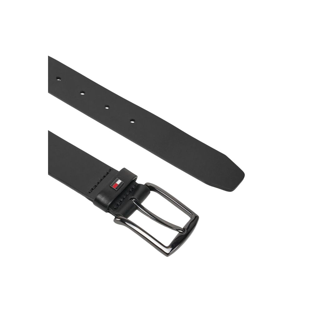 Black Leather Regular Belt