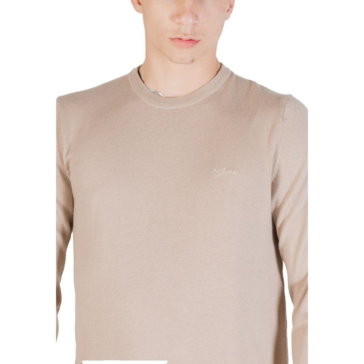 Beige Polyester Sweatshirt