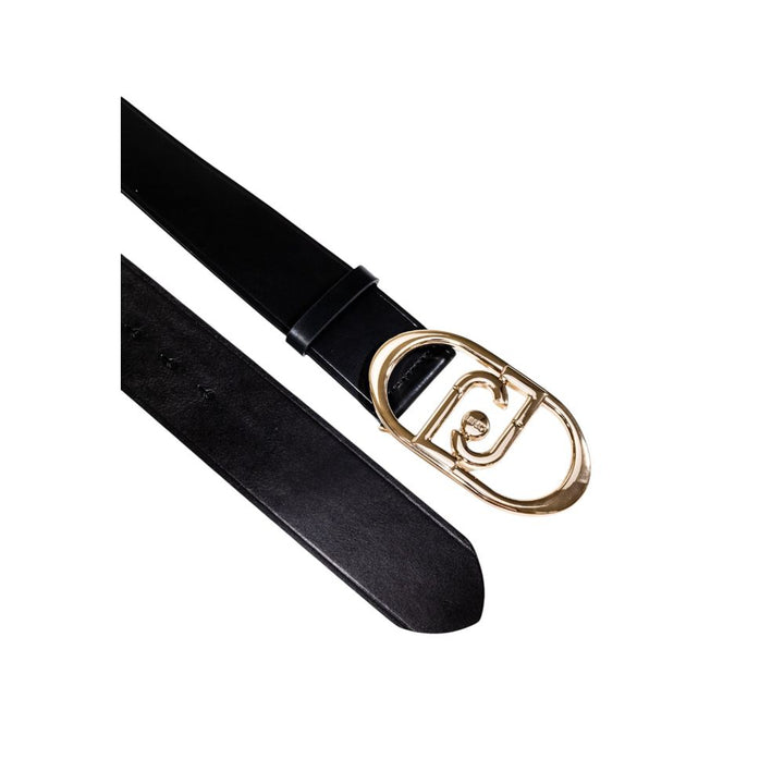 Black Leather Regular Belt
