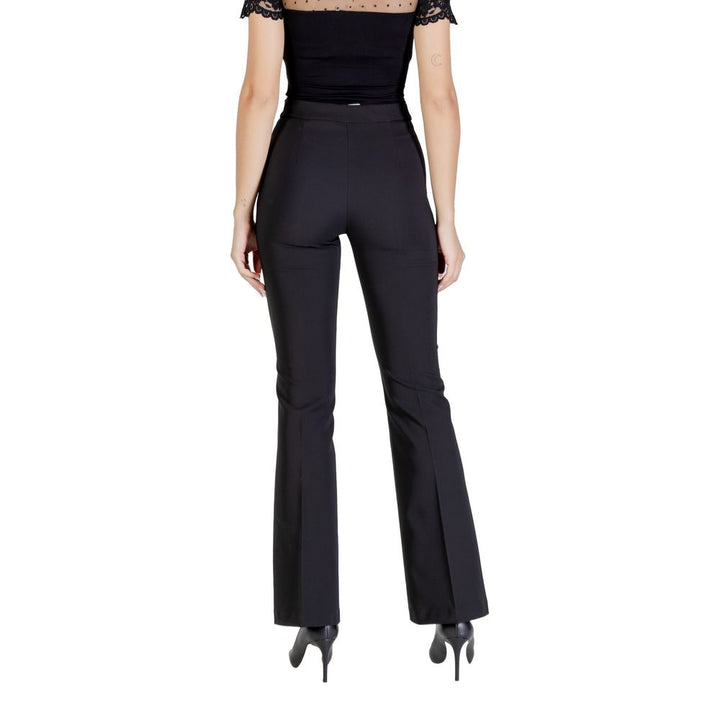 Black Polyester Dress Pants