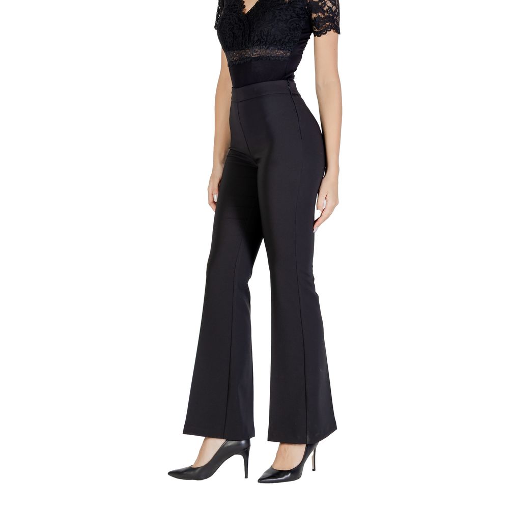 Black Polyester Dress Pants