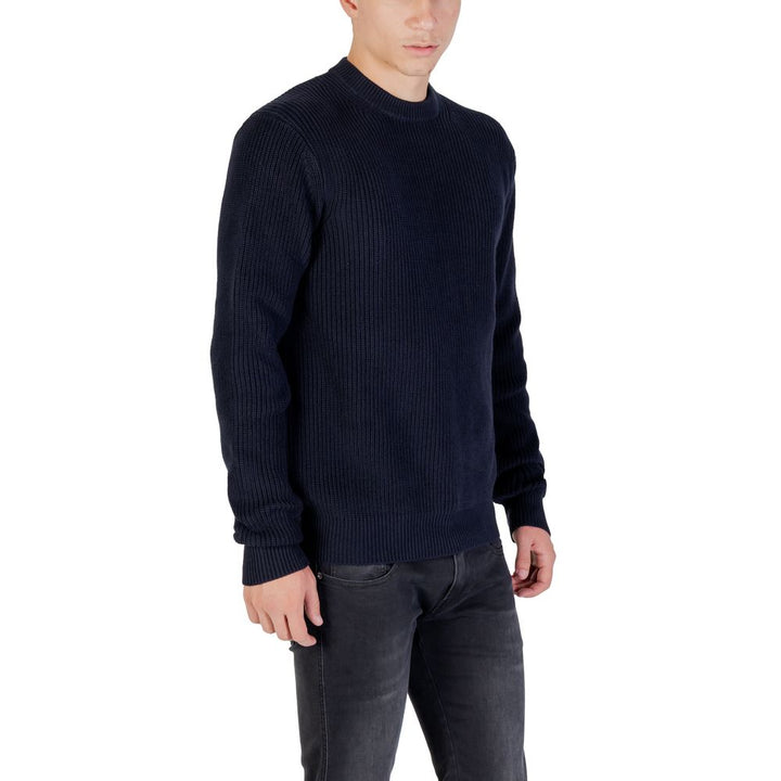 Blue Cotton Sweatshirt