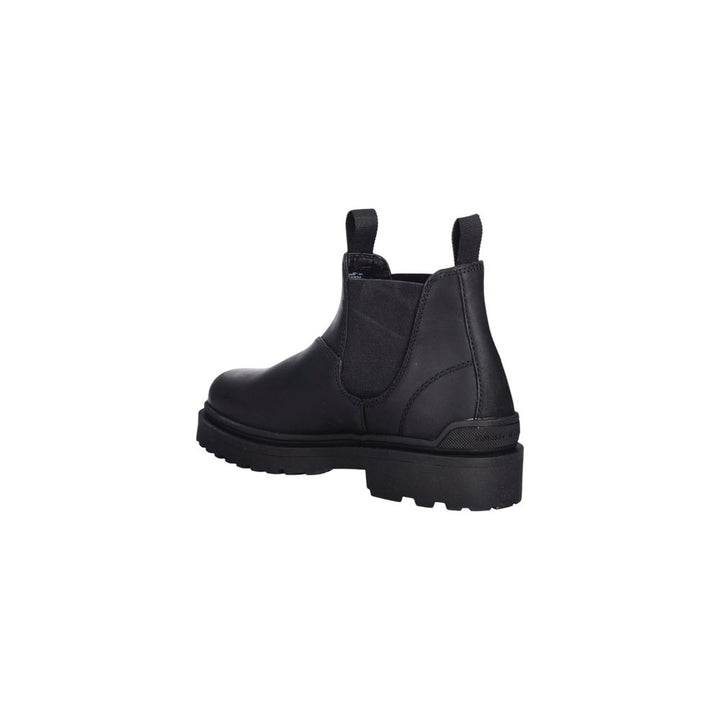 Black Leather Chelsea Boots