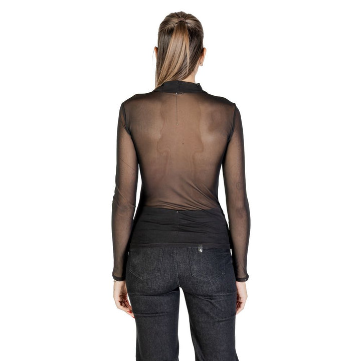 Black Recycled Polyester Blouse