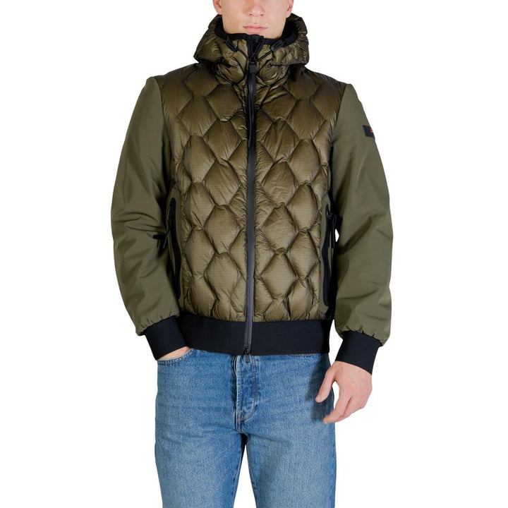 Bicolor Polyamide Coat