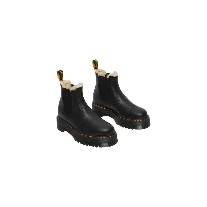 Black Leather Chelsea Boots