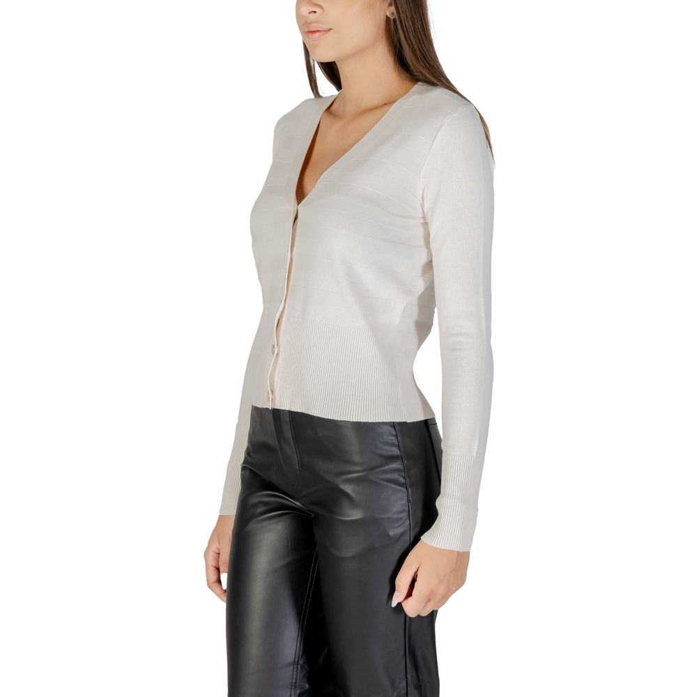 Beige Viscose Cardigan