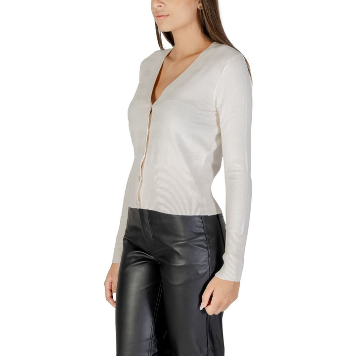 Beige Viscose Cardigan