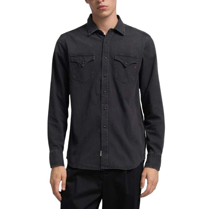 Black Cotton Shirt