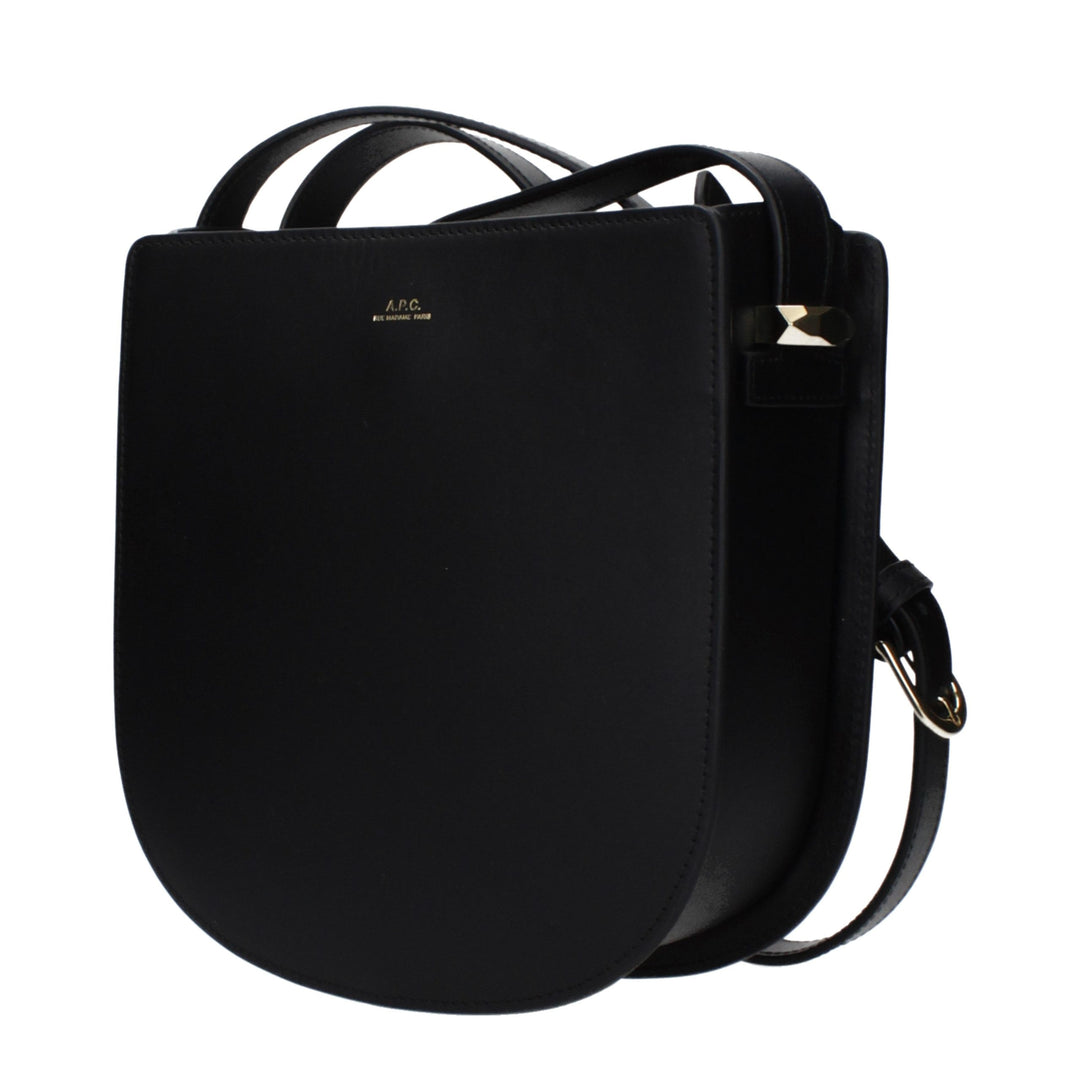 Black Leather Crossbody Bag