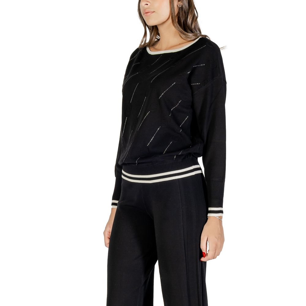 Black And White Cashmere Sweater