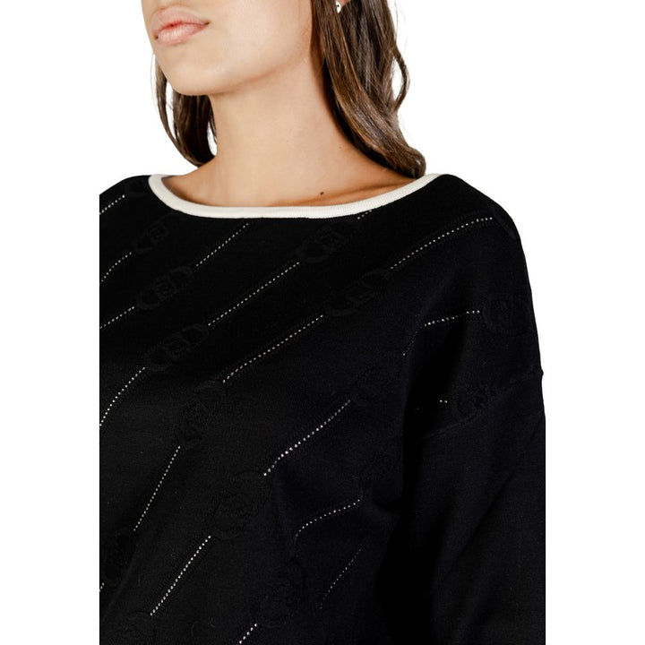 Black And White Cashmere Sweater