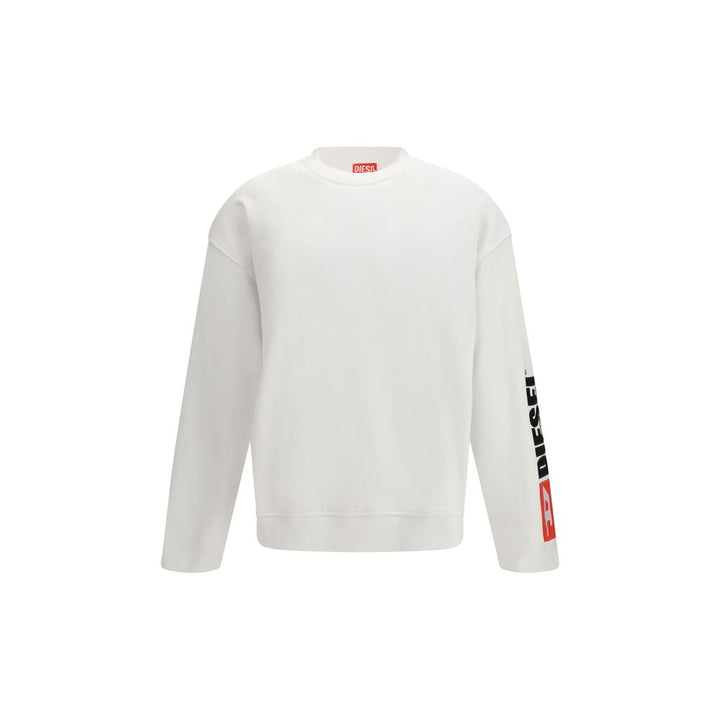 White Cotton Sweatshirt