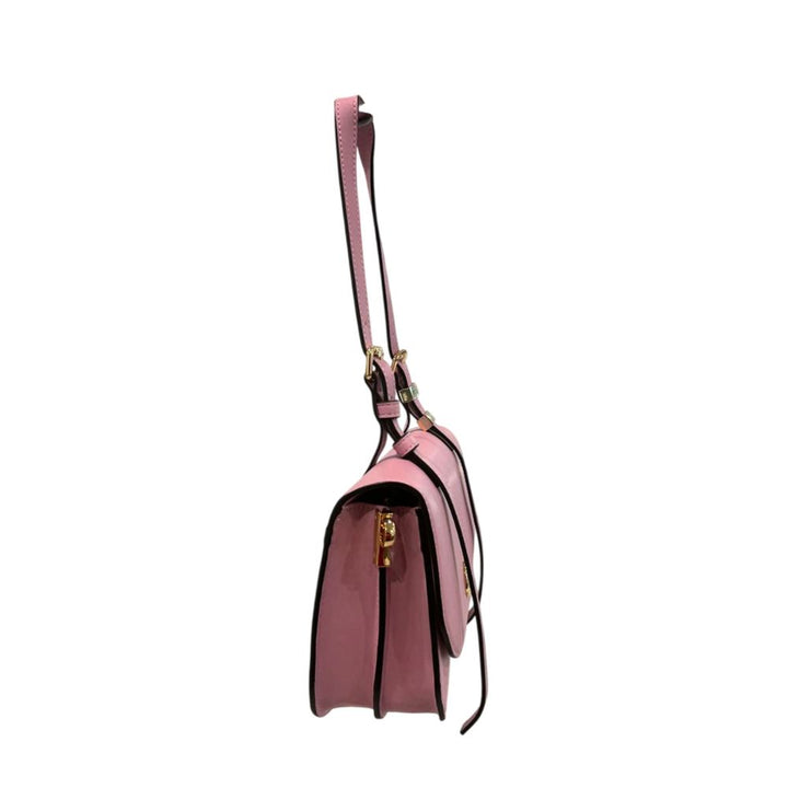 Pink PU Women Shoulder Bag