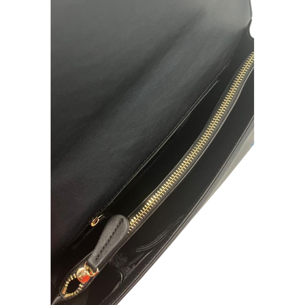 Black PU Women Shoulder Bag