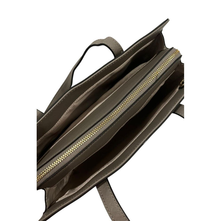 Grey PU Women Shoulder Bag