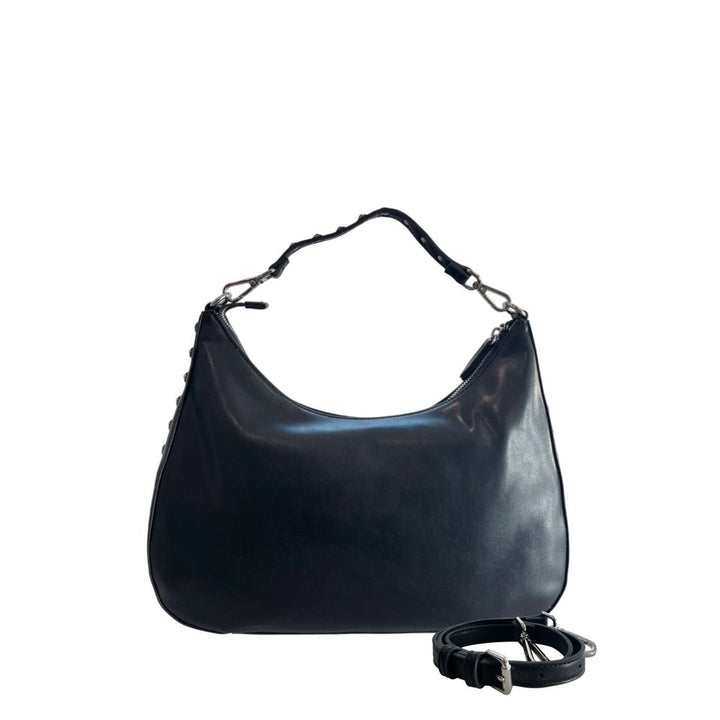 Black PU Women Shoulder Bag