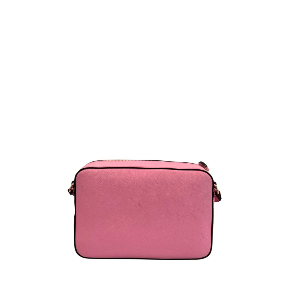 Pink PU Women Crossbody Bag