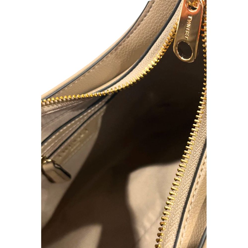 Beige PU Women Shoulder Bag