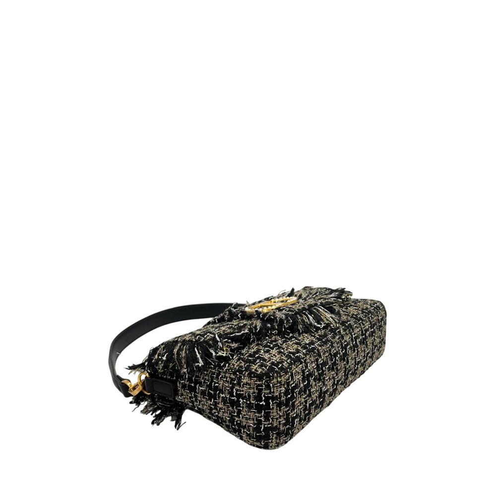 Black PU Women Shoulder Bag