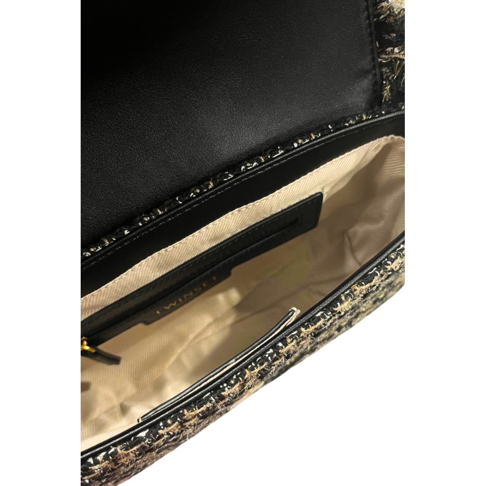 Black PU Women Shoulder Bag