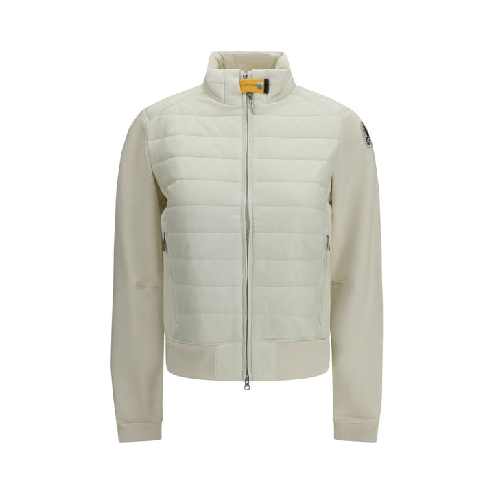 White Polyamide Bomber