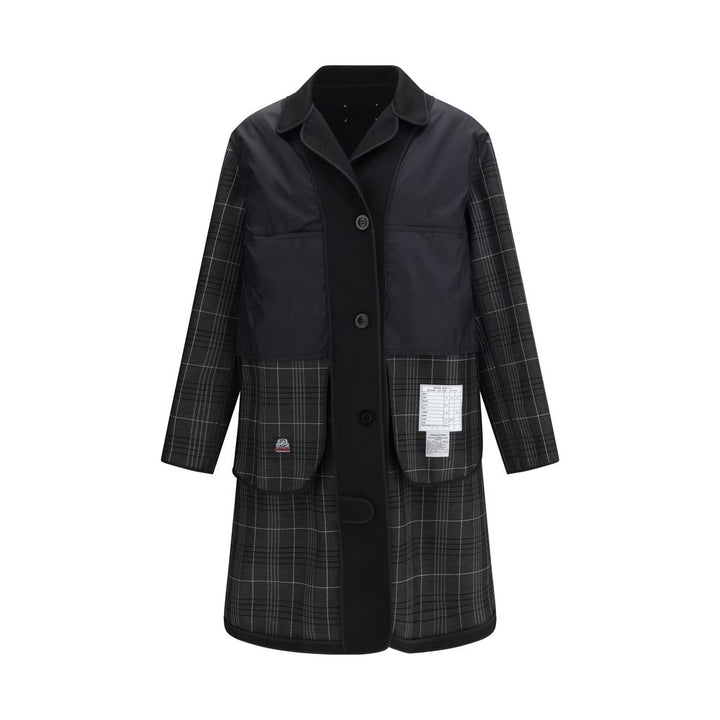 Black Polyester Coat