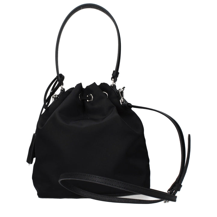 Black Fabric Handbag