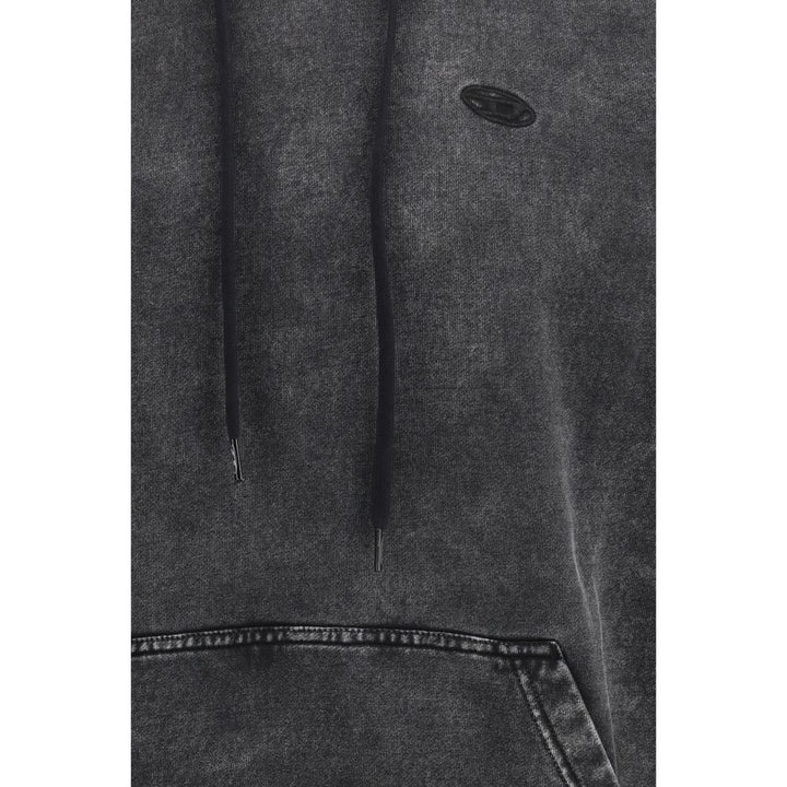 Black Cotton Sweatshirt