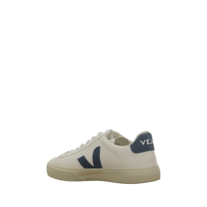 White Calf Leather Bos Taurus Low Top Sneakers