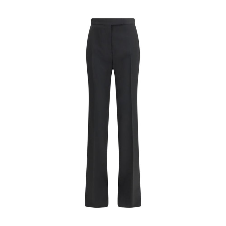 Black Fleece Wool Dress Pants