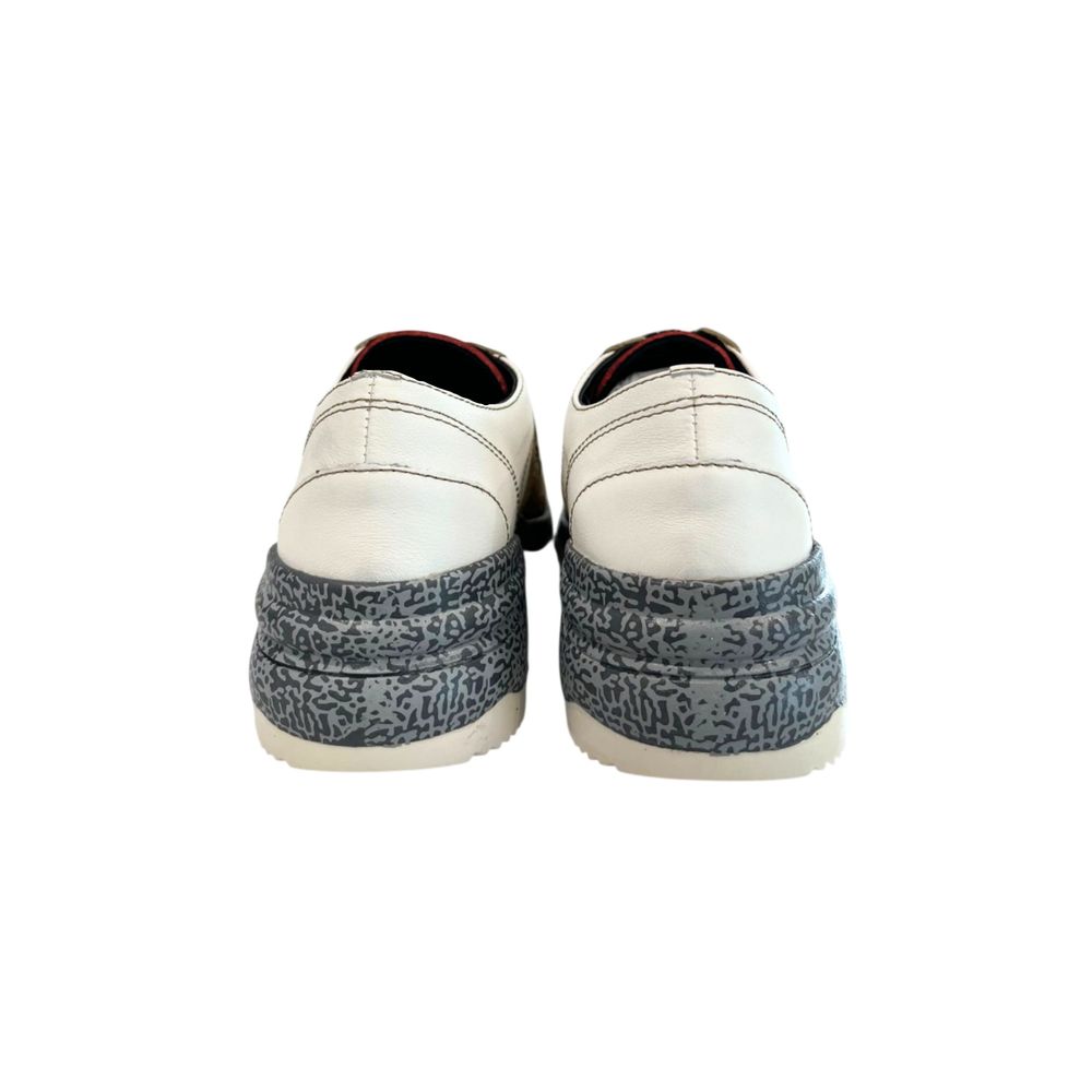 Beige Leather Women Sneaker