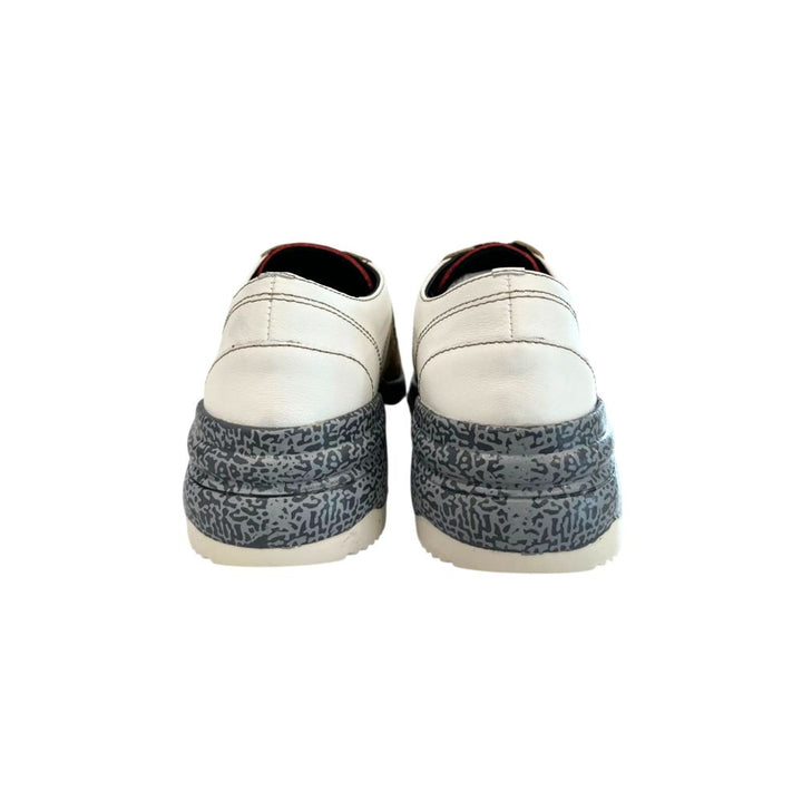 Beige Leather Women Sneaker