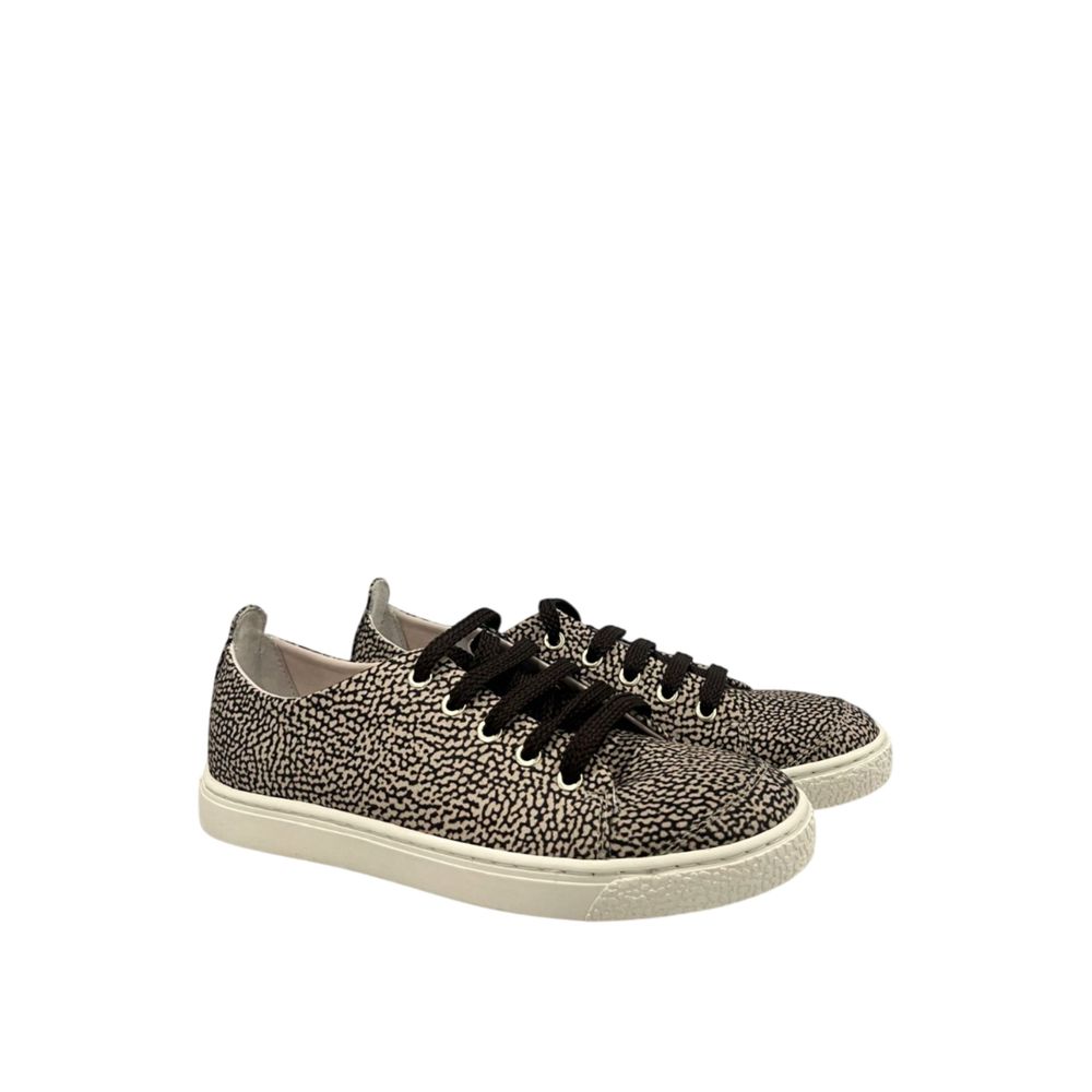 Beige Textile Women Sneaker